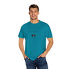 Garment-Dyed T-shirt with 'When a Fool Starts Talking Let'em Talk' Phrase