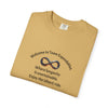 Infinity & Biohazard Graphic Tee, Trendy Unisex T-shirt, Casual Wear, Unique Gift, Everyday Comfort
