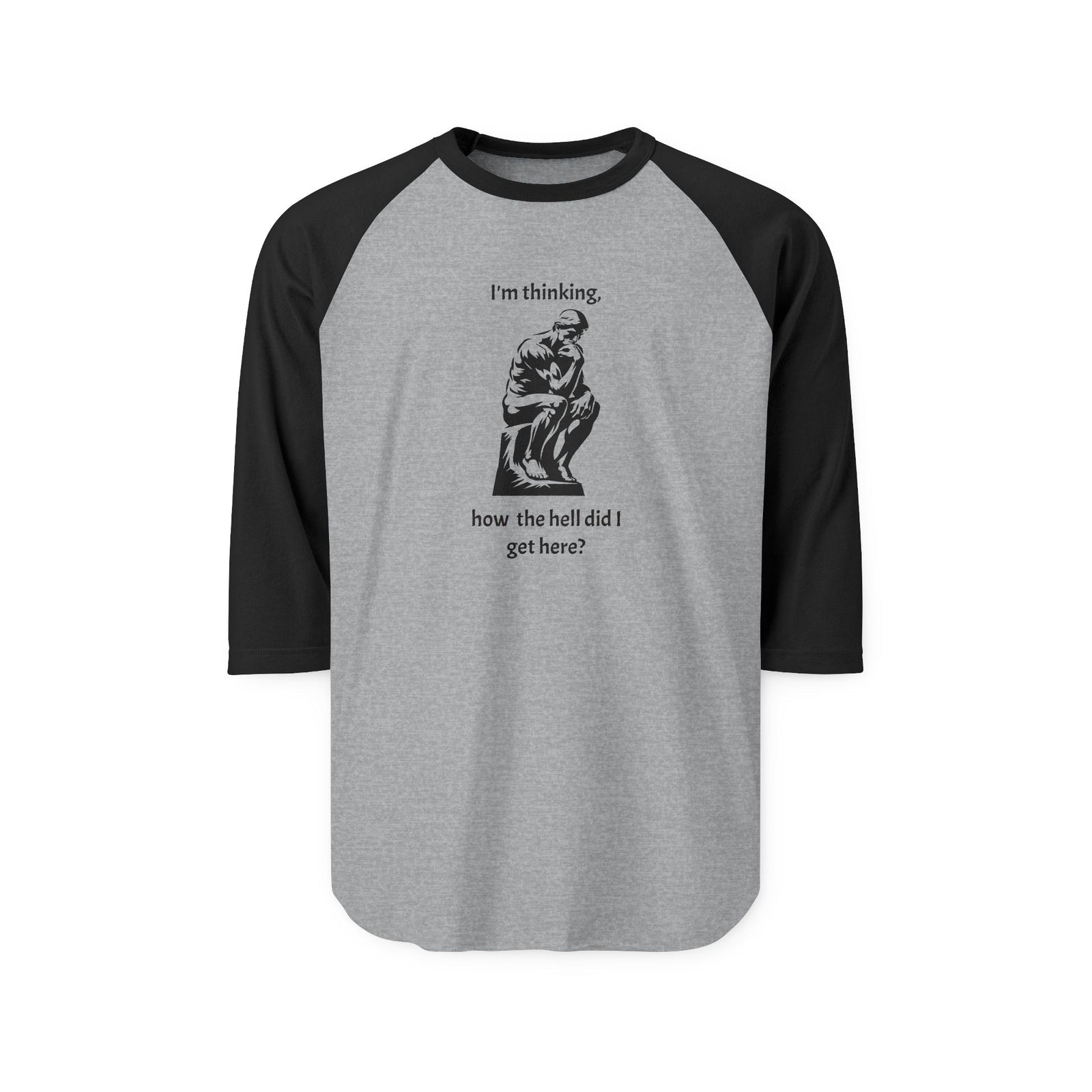 Unisex Three-Quarter Sleeve Raglan Shirt