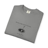 Garment-Dyed T-shirt with 'When a Fool Starts Talking Let'em Talk' Phrase
