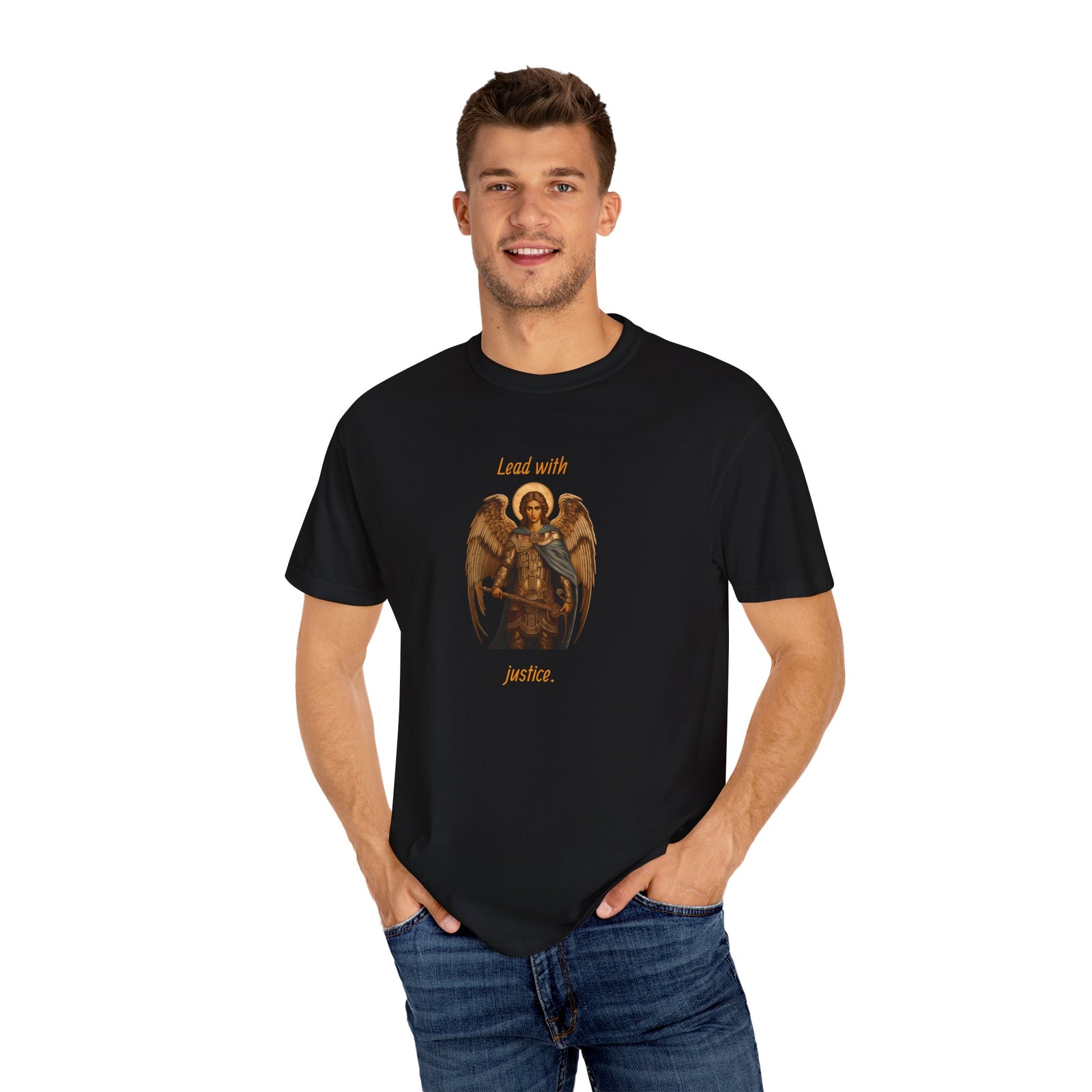 Garment-Dyed T-Shirt Lead with Justice