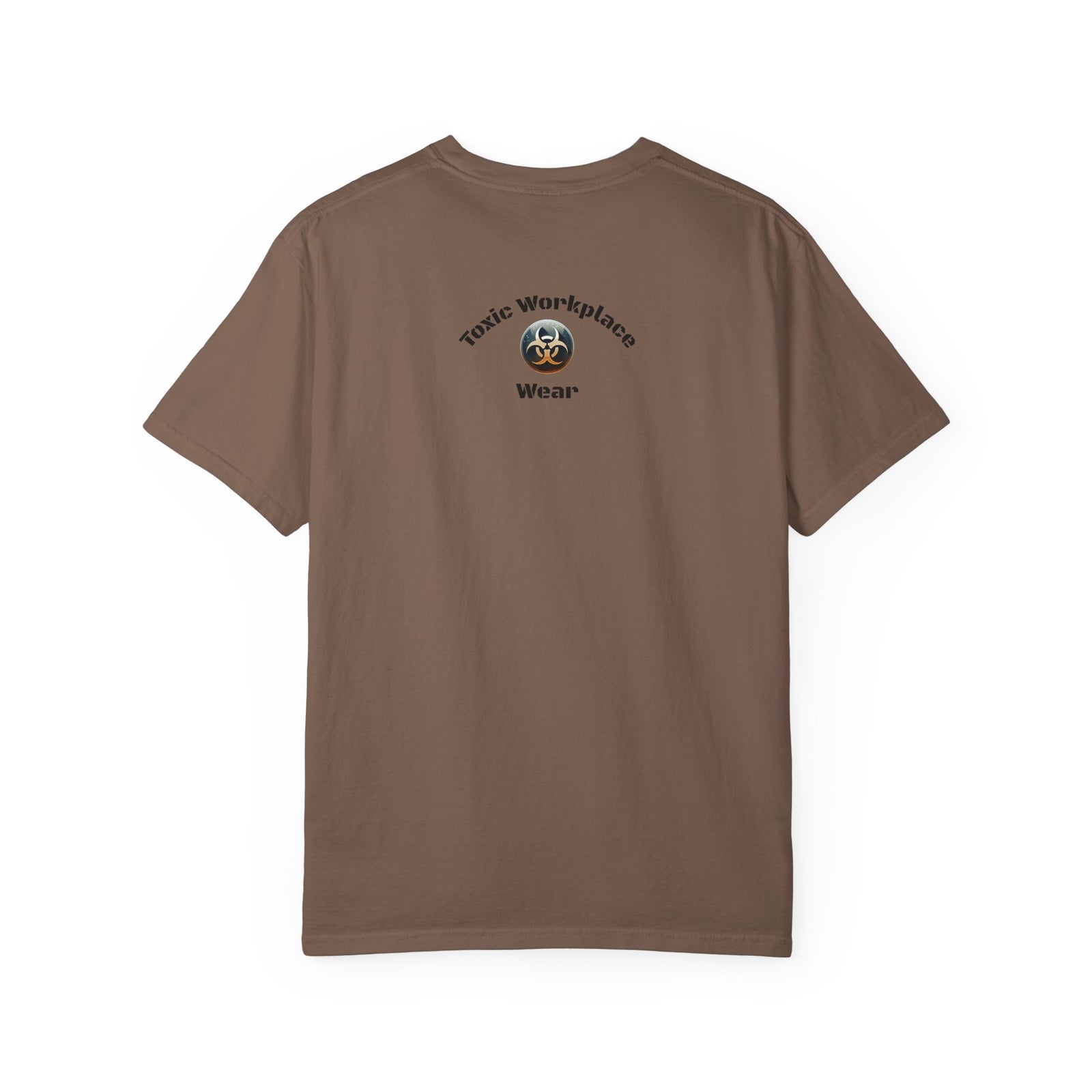 Unisex Garment-Dyed T-shirt depicting the phrase, " Be the exception, set the standard".
