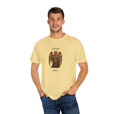 Garment-Dyed T-Shirt Lead with Justice