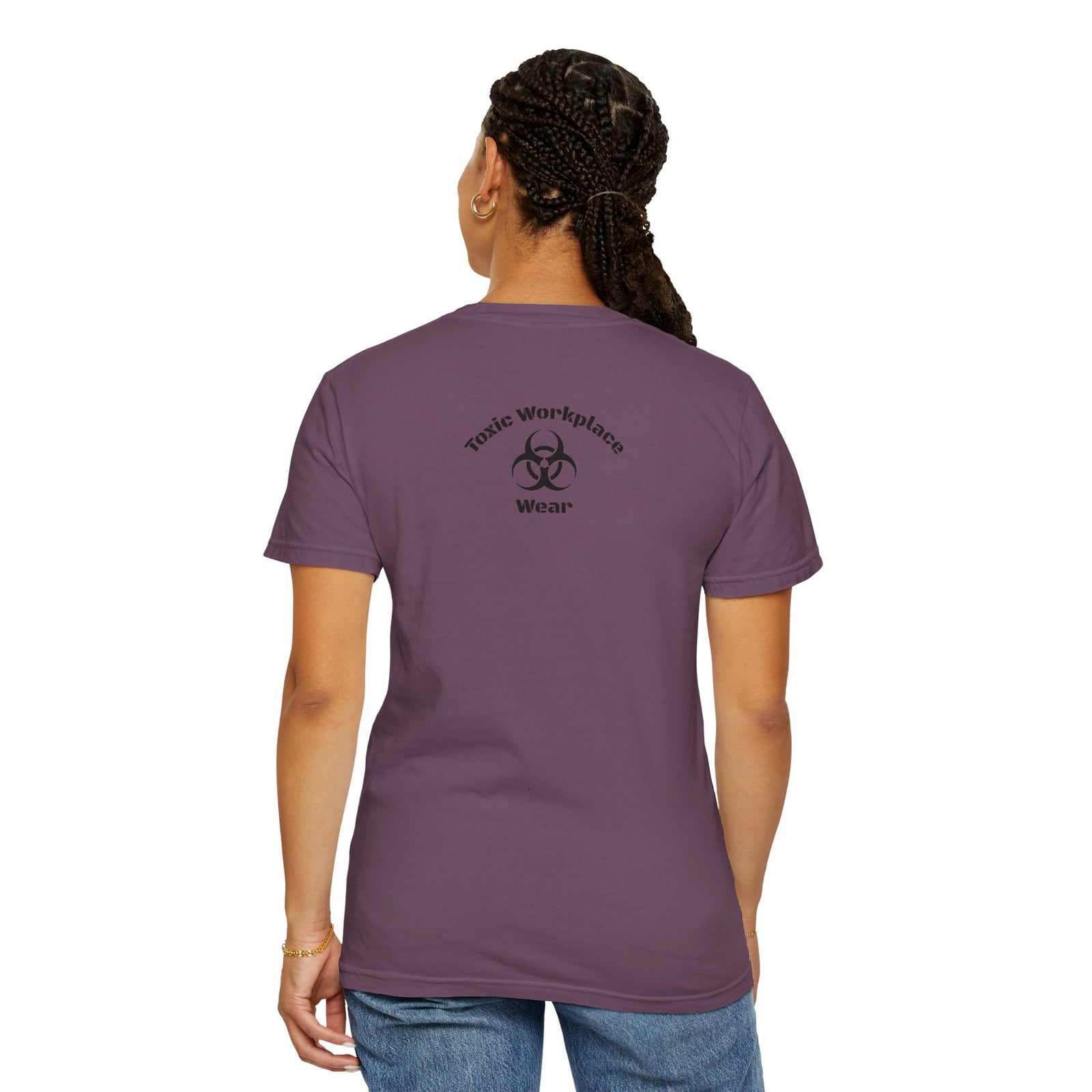 Garment-Dyed T-shirt with 'When a Fool Starts Talking Let'em Talk' Phrase