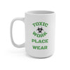 Workplace Humor Mug 15oz - 'The Higher Up You Go, The More F-Ed It Gets'
