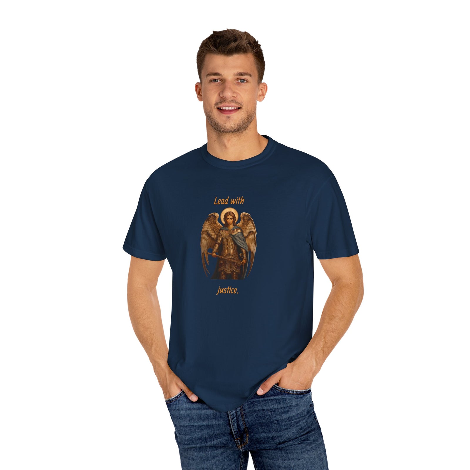 Garment-Dyed T-Shirt Lead with Justice