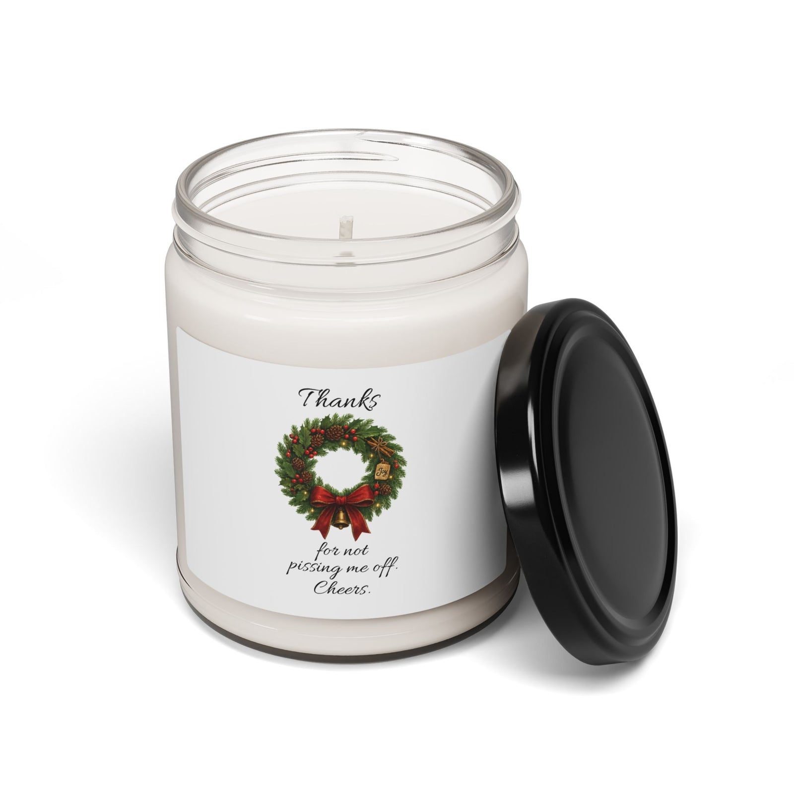 Candle Funny Cheers Holiday Gift