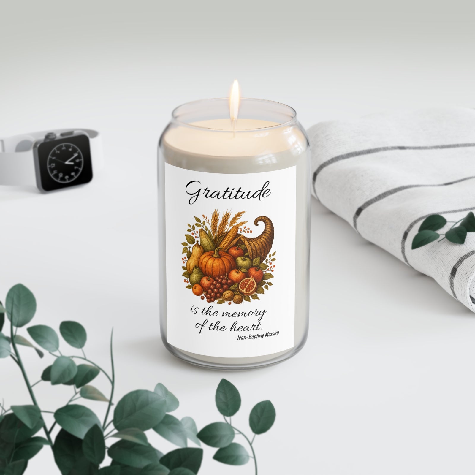 Soy Candle - Gratitude Thanksgiving Gift