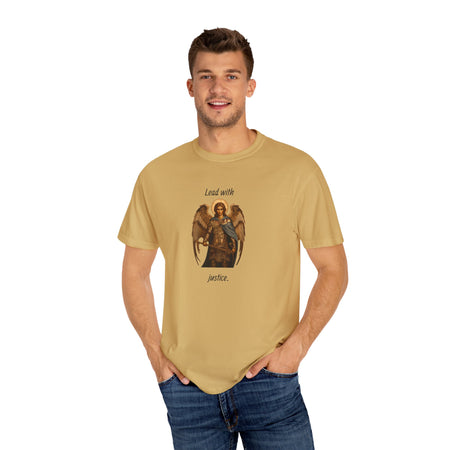Garment-Dyed T-Shirt Lead with Justice