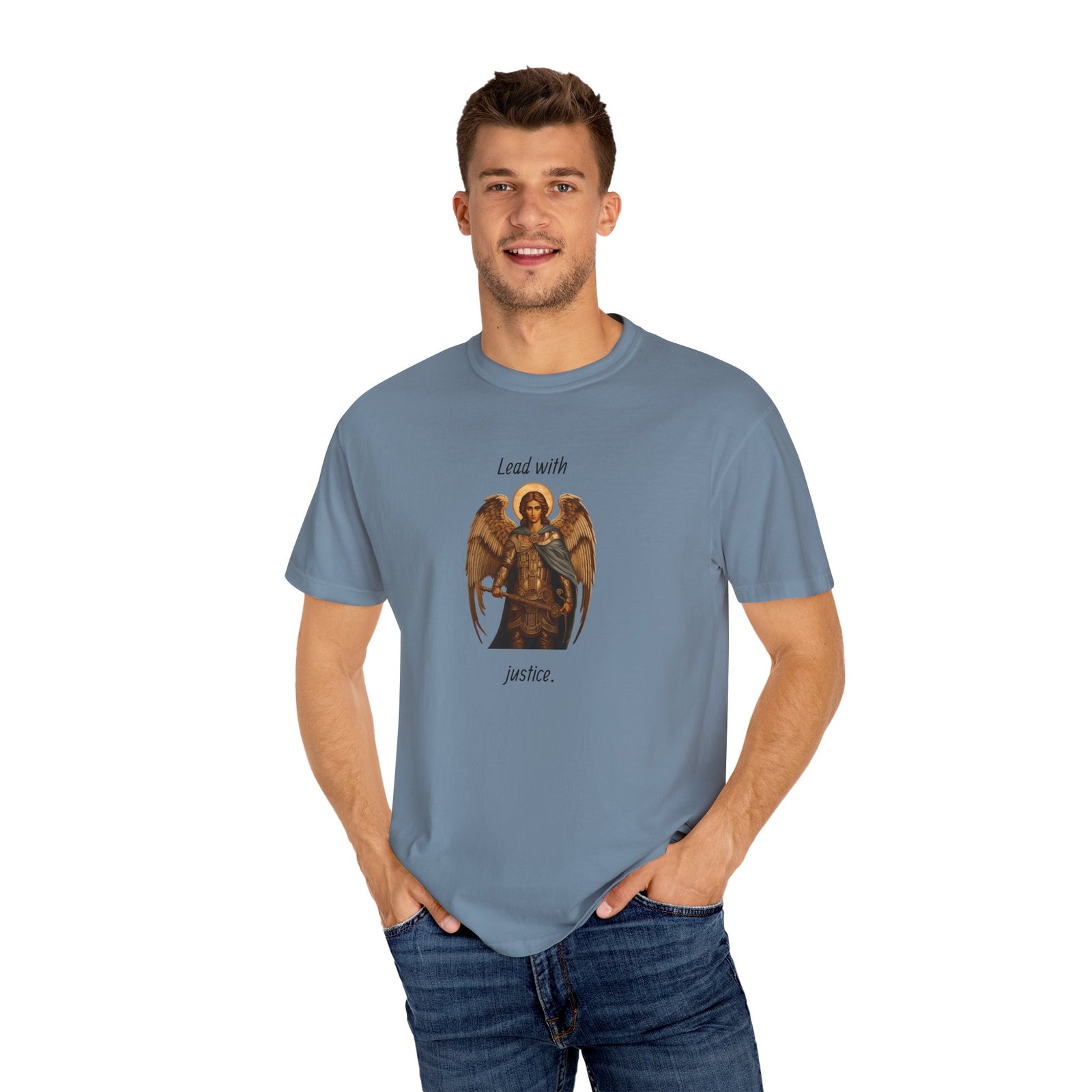 Garment-Dyed T-Shirt Lead with Justice