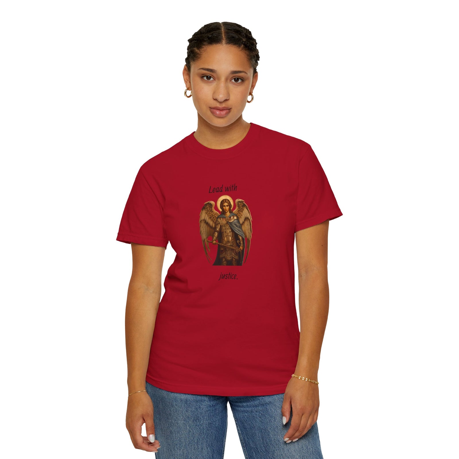 Garment-Dyed T-Shirt Lead with Justice