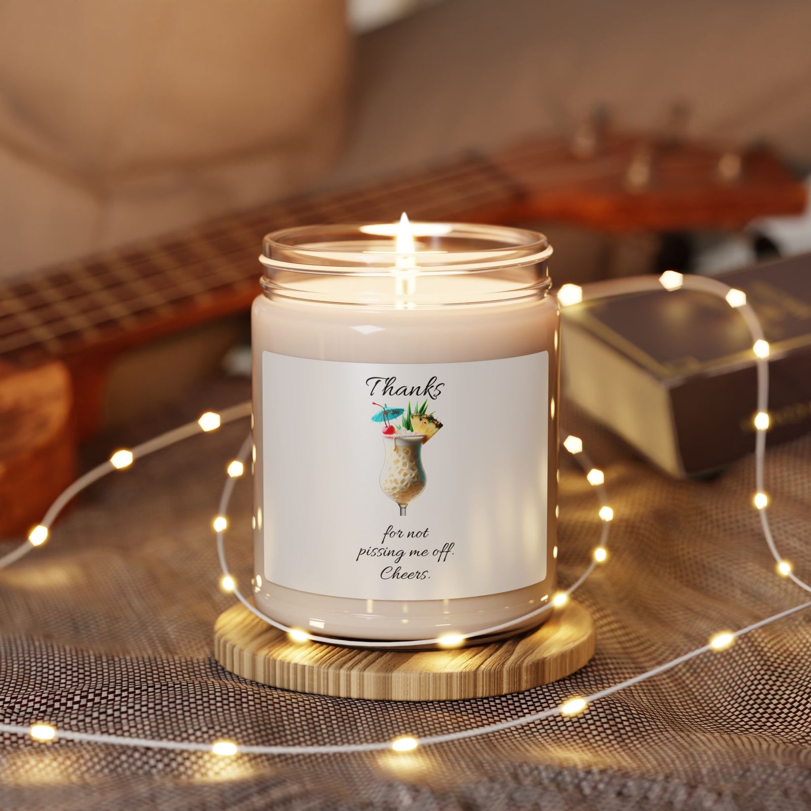 Soy Candle Funny Phrase, 9oz