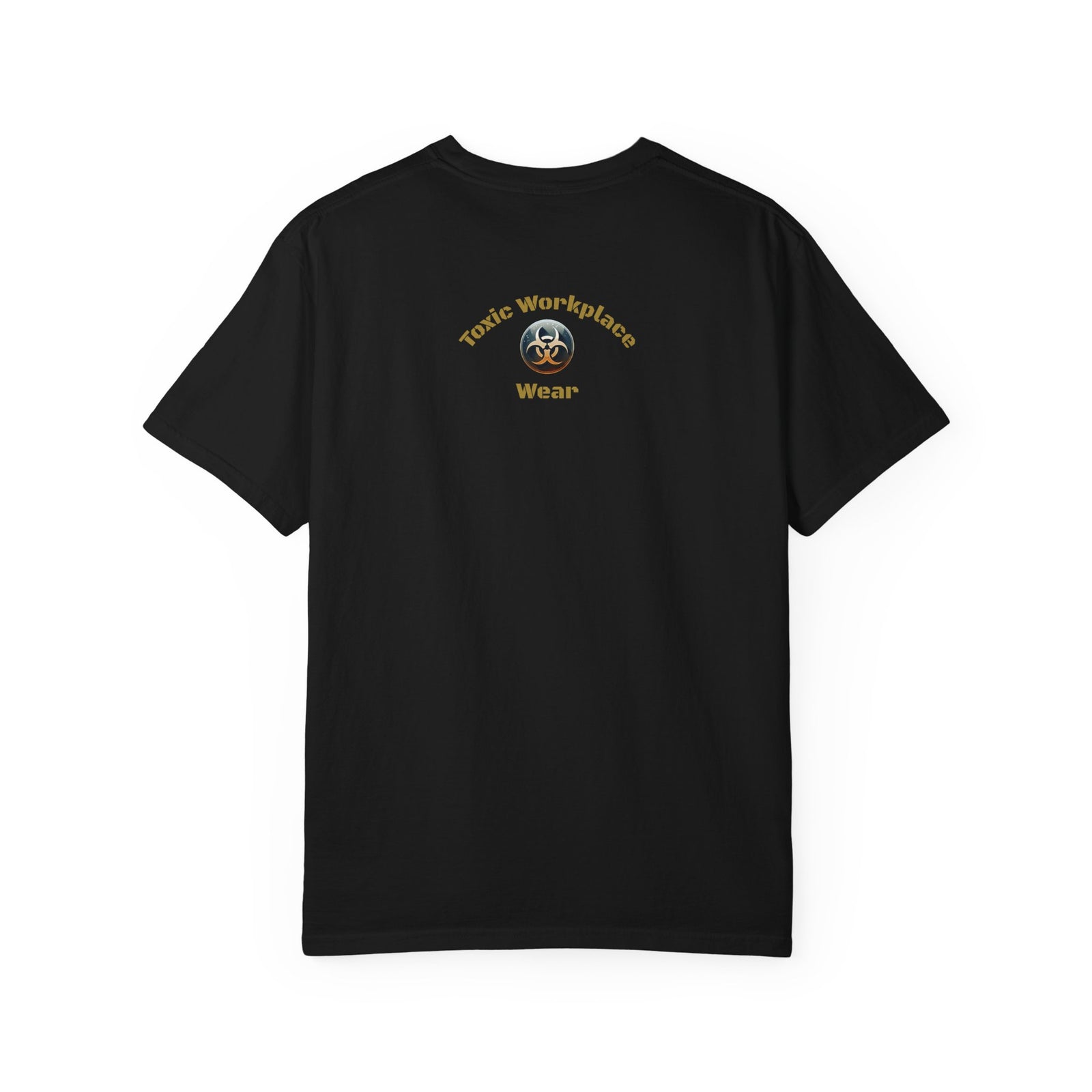 Unisex Garment-Dyed T-shirt depicting the phrase, " Be the exception, set the standard".