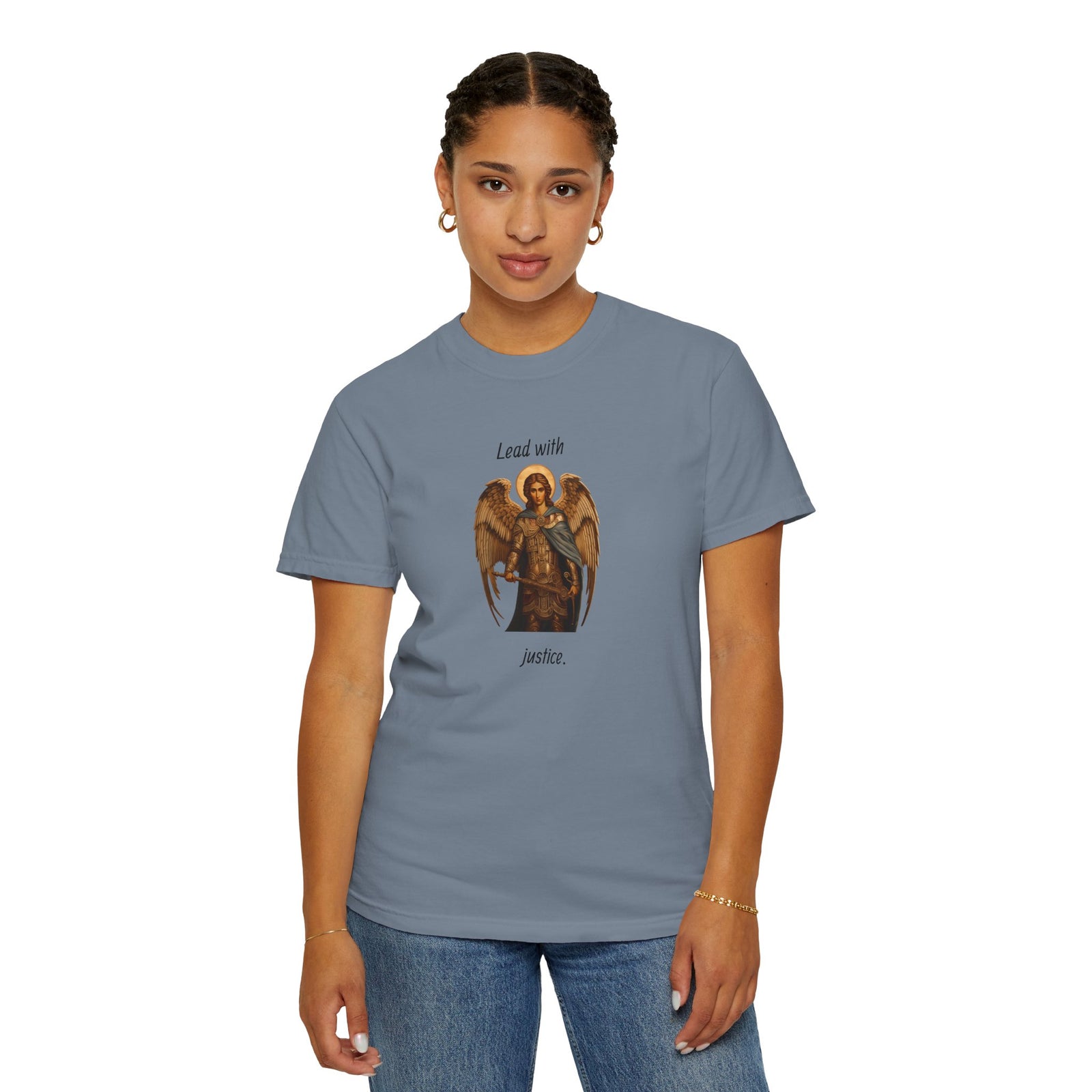 Garment-Dyed T-Shirt Lead with Justice