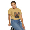Unisex Garment-Dyed T-shirt depicting the phrase, " Be the exception, set the standard".