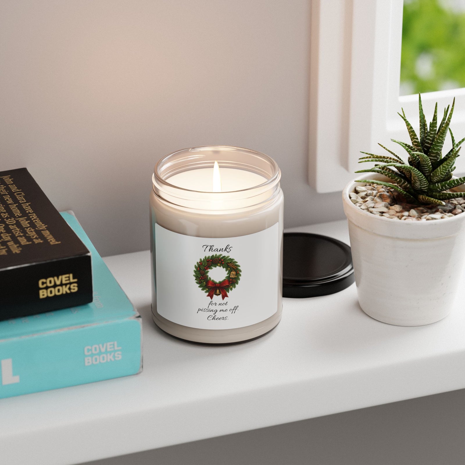 Candle Funny Cheers Holiday Gift