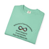 Infinity & Biohazard Graphic Tee, Trendy Unisex T-shirt, Casual Wear, Unique Gift, Everyday Comfort