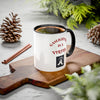 Workplace Humor Colorful Mug with the message that reads "gaslighting is a virtue."