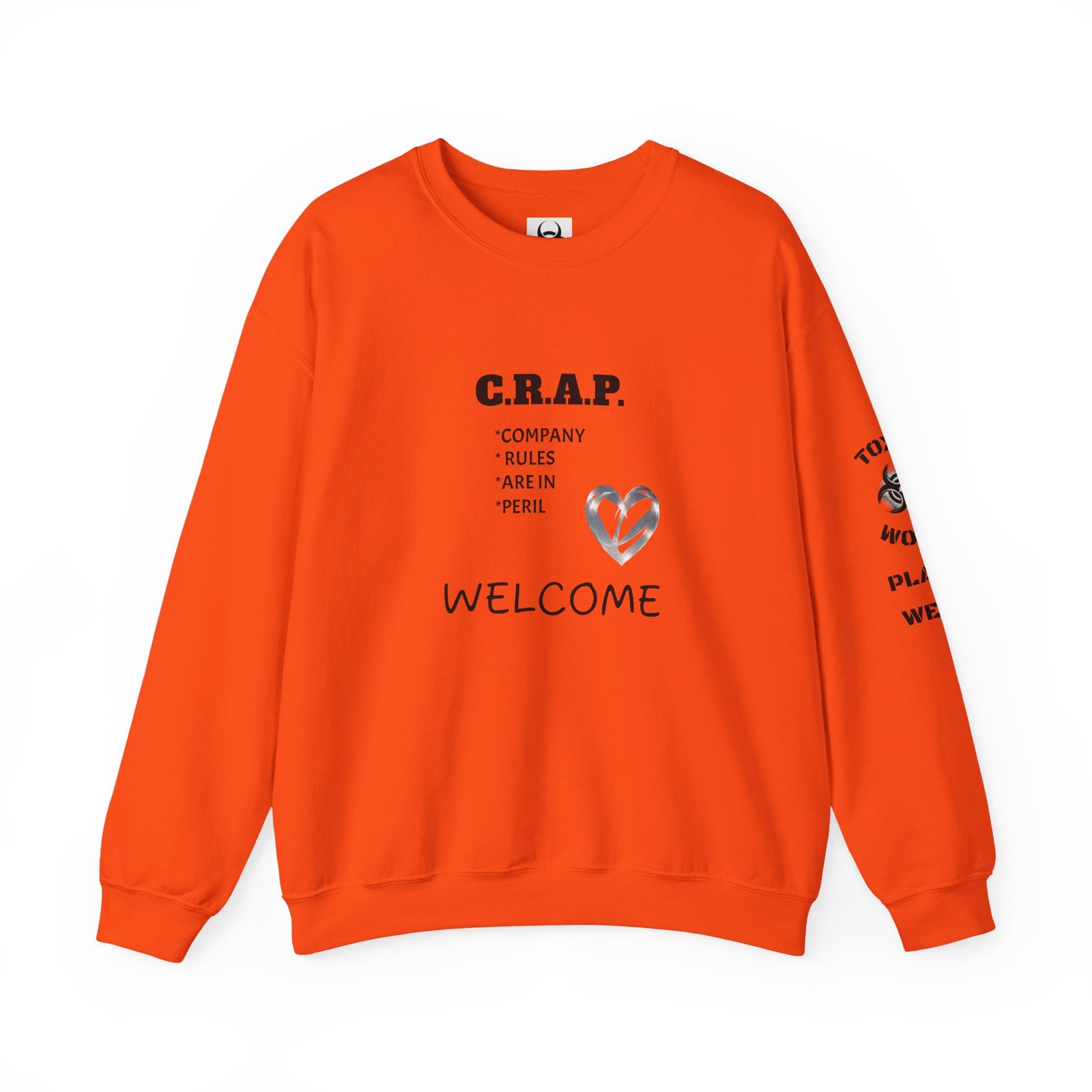 Funny C R A P Community Crewneck Sweatshirt - Unisex