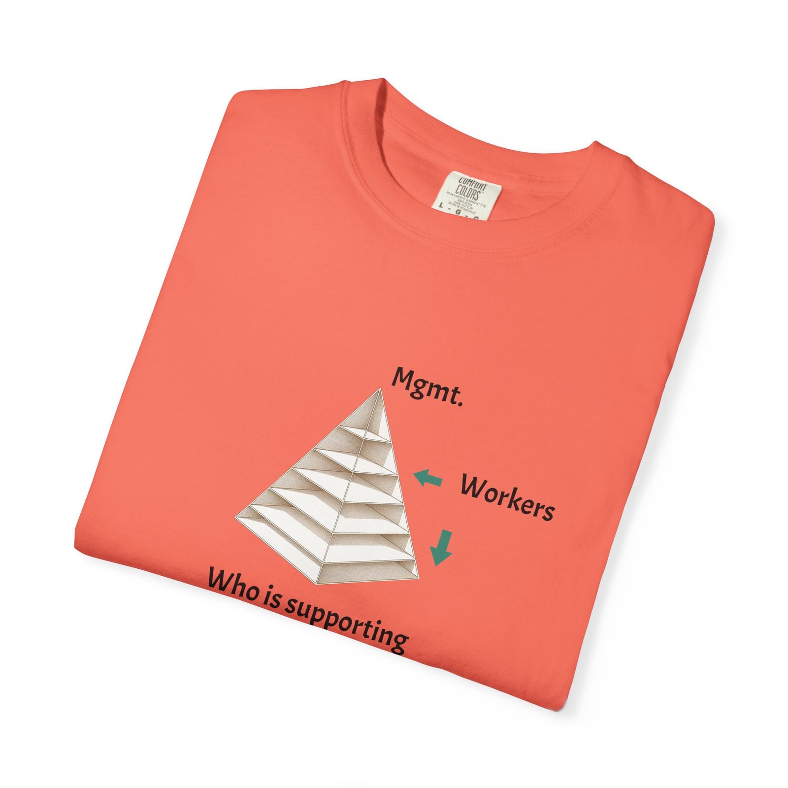 Management Humor T-Shirt, Casual Graphic Tee, Workplace Humor, Gift for Colleagues, Unique Statement Shirt