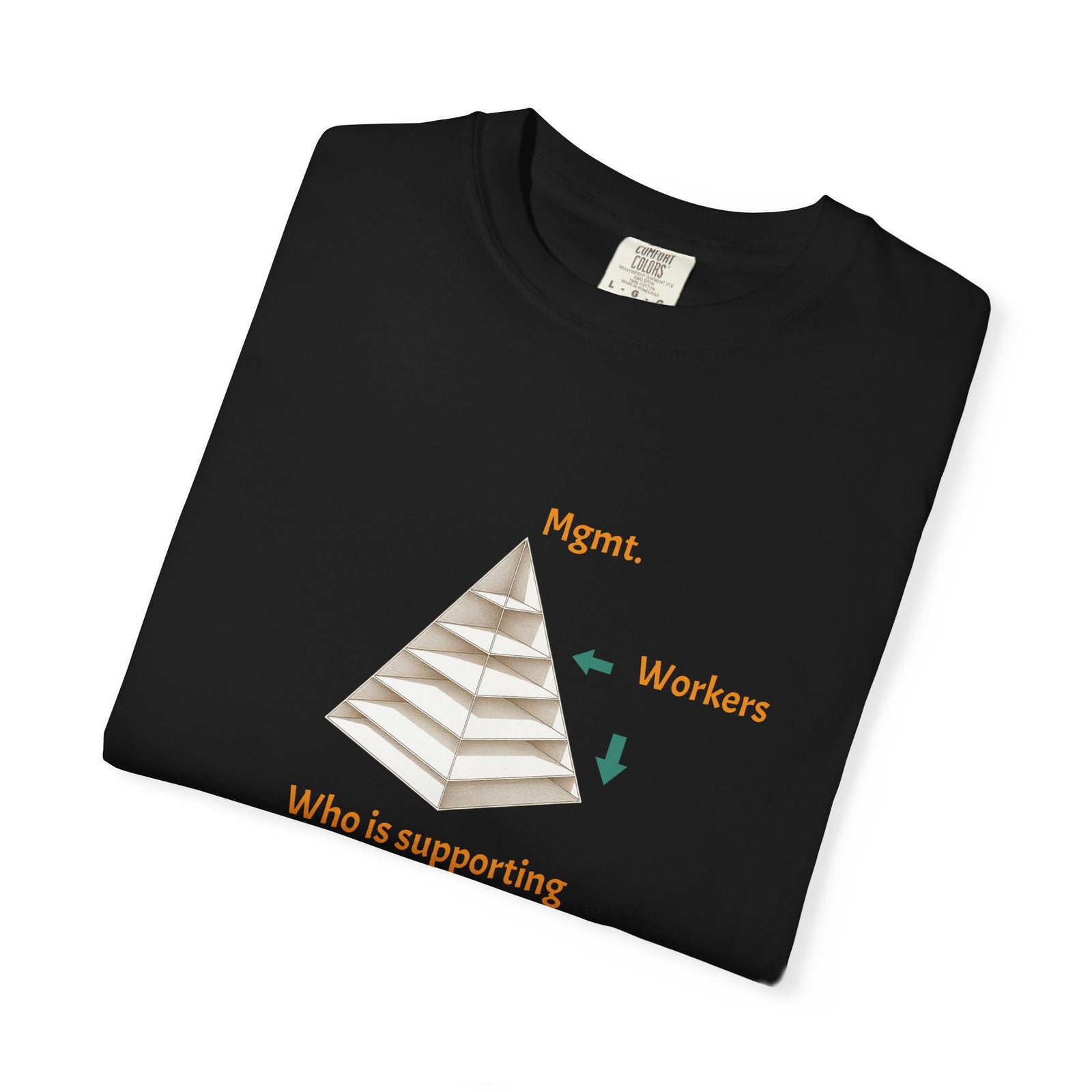 Management Humor T-Shirt, Casual Graphic Tee, Workplace Humor, Gift for Colleagues, Unique Statement Shirt