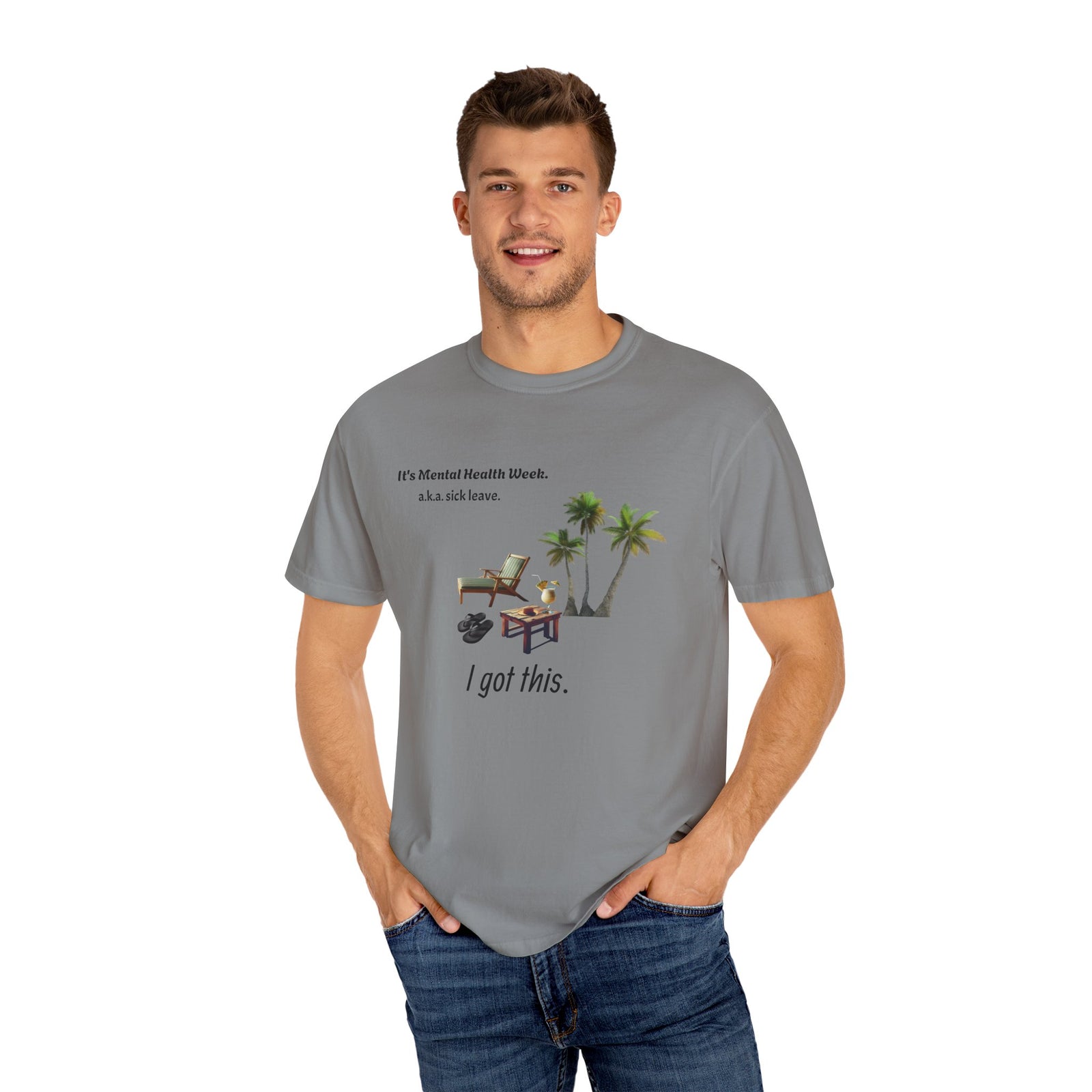 Unisex T-shirt Mental Health Week 'It's Sick Leave Time'