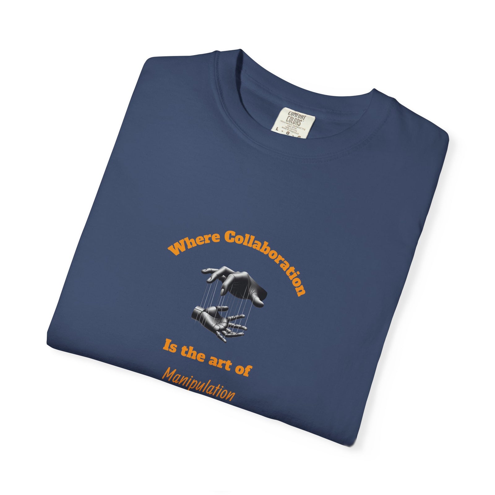 Garment-Dyed T-Shirt with Unique Workplace Humor