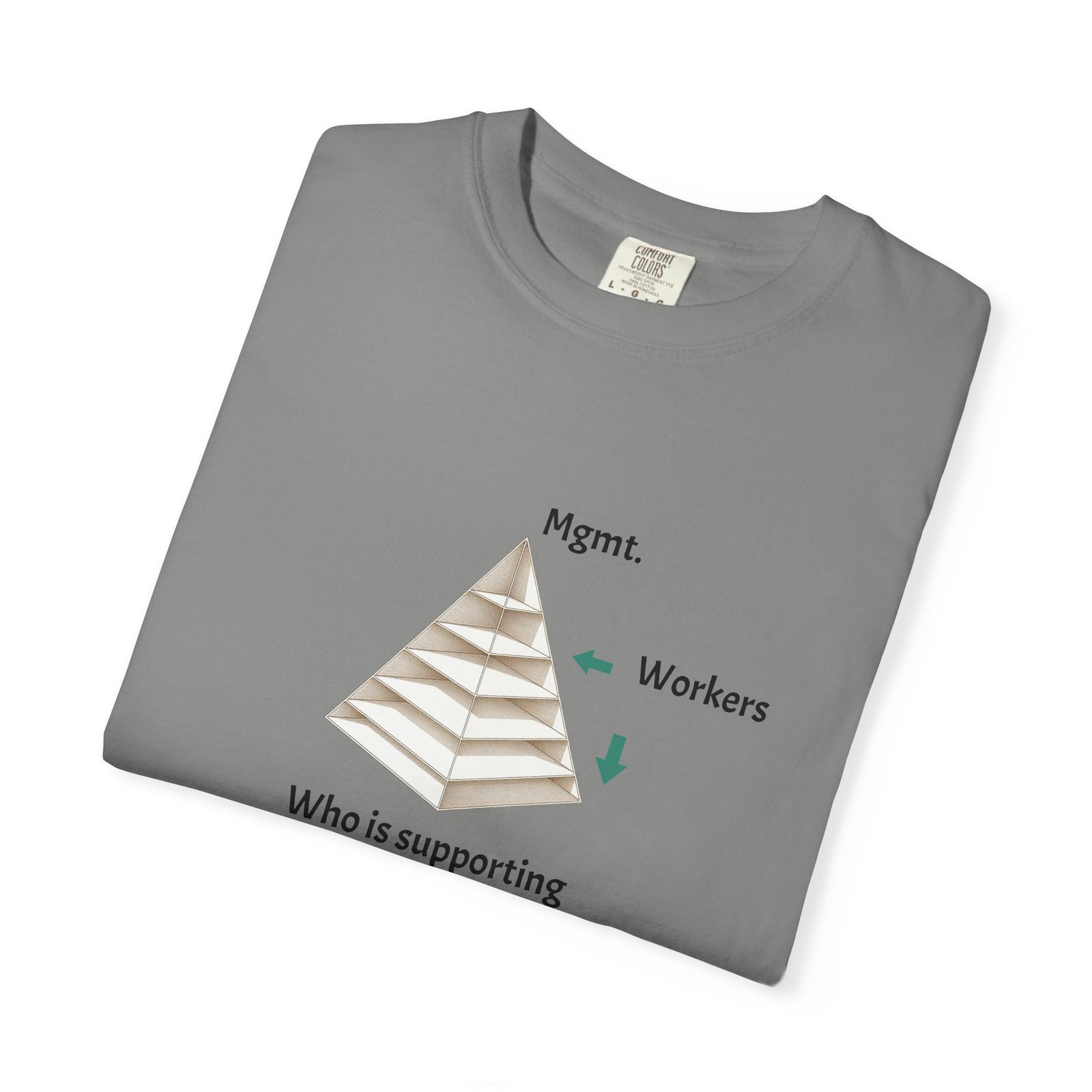 Management Humor T-Shirt, Casual Graphic Tee, Workplace Humor, Gift for Colleagues, Unique Statement Shirt