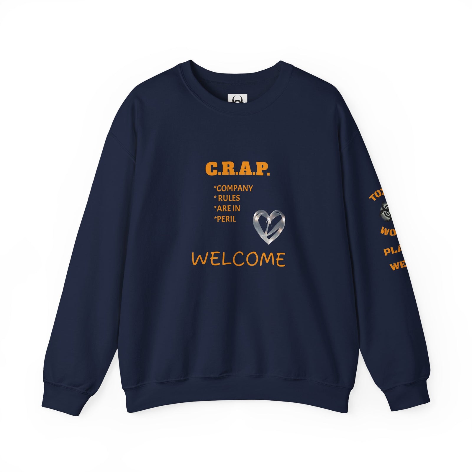 Funny C R A P Community Crewneck Sweatshirt - Unisex