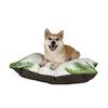 Tropical Pet Bed with Fun Quote, Ideal for Dog Lovers. Remind your dog that it's time to get a job.
