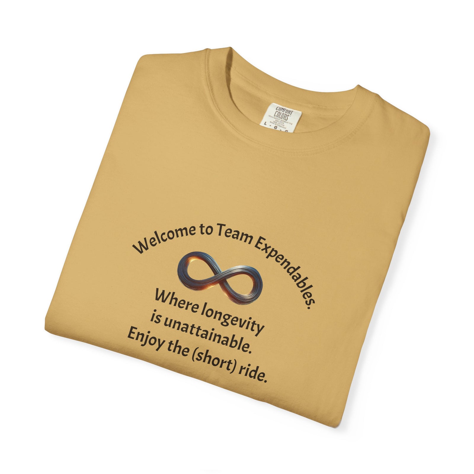 Infinity & Biohazard Graphic Tee, Trendy Unisex T-shirt, Casual Wear, Unique Gift, Everyday Comfort