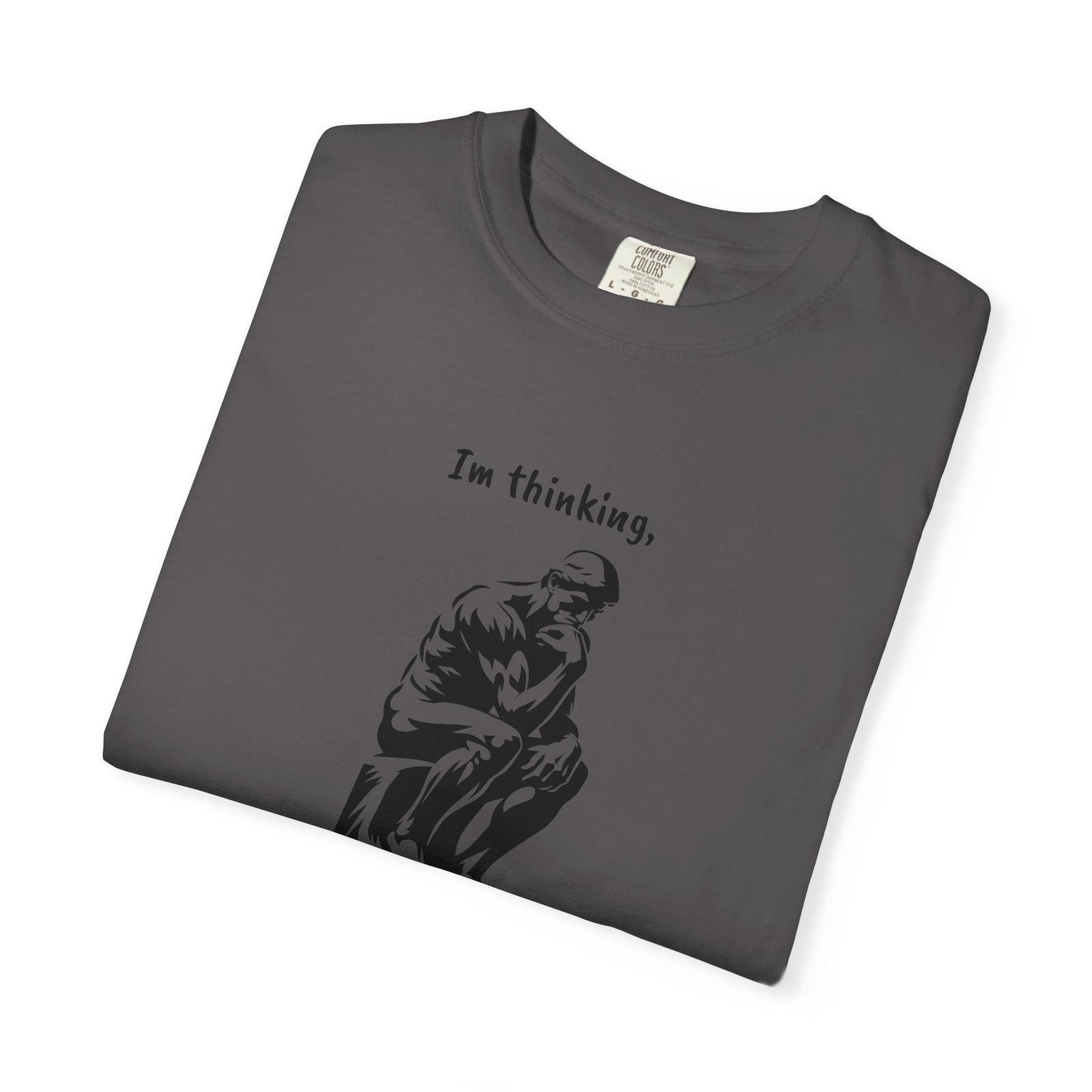Thinking Man Funny Workplace Unisex T-shirt