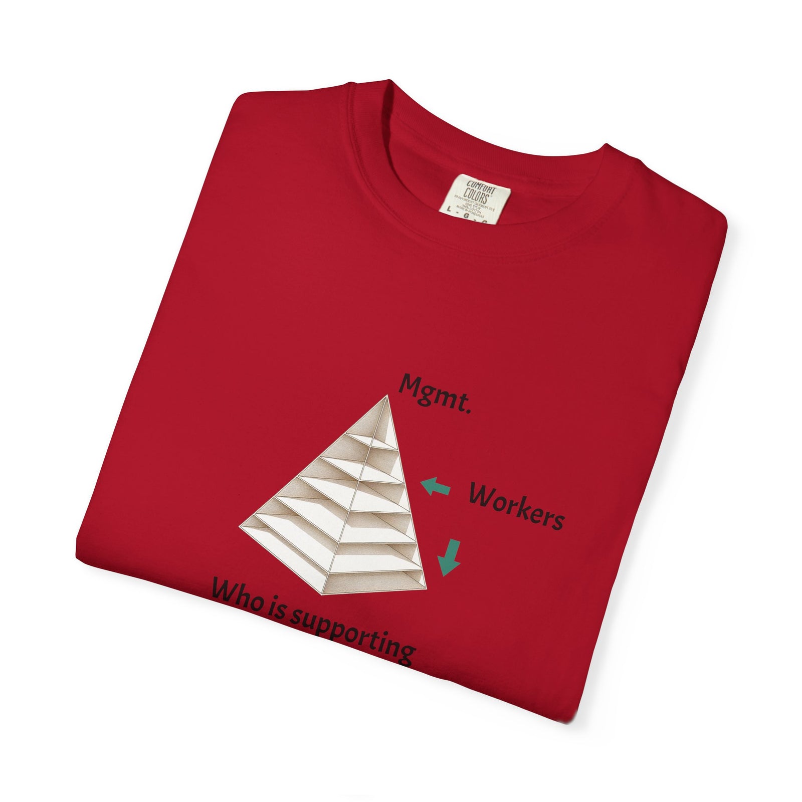 Management Humor T-Shirt, Casual Graphic Tee, Workplace Humor, Gift for Colleagues, Unique Statement Shirt