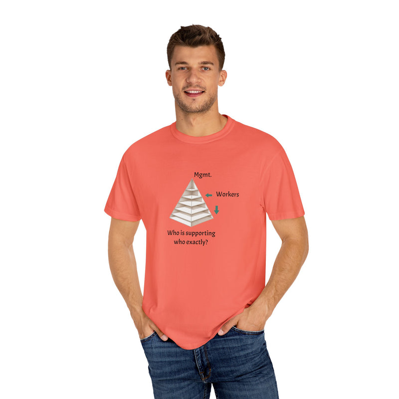 Management Humor T-Shirt, Casual Graphic Tee, Workplace Humor, Gift for Colleagues, Unique Statement Shirt