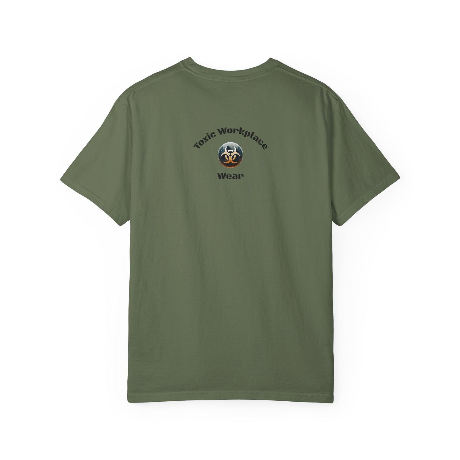 Garment-Dyed T-Shirt with Unique Workplace Humor