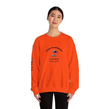 Artistic Manipulation Crewneck Sweatshirt - Unique Graphic Sweatshirt, Unisex Fashion, Cozy Gift, Casual Wear, Trendy Style