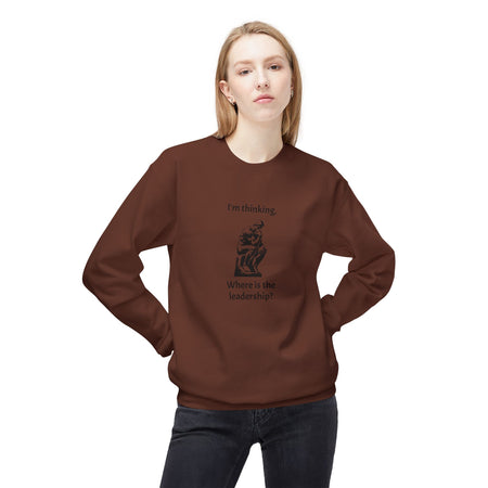 Unisex Motivational Crewneck Sweatshirt, Comfortable Sweater for Workplace, Cozy Gift for Friends, Thoughtful Quotes, Career Inspiration
