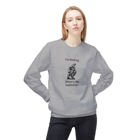 Unisex Motivational Crewneck Sweatshirt, Comfortable Sweater for Workplace, Cozy Gift for Friends, Thoughtful Quotes, Career Inspiration