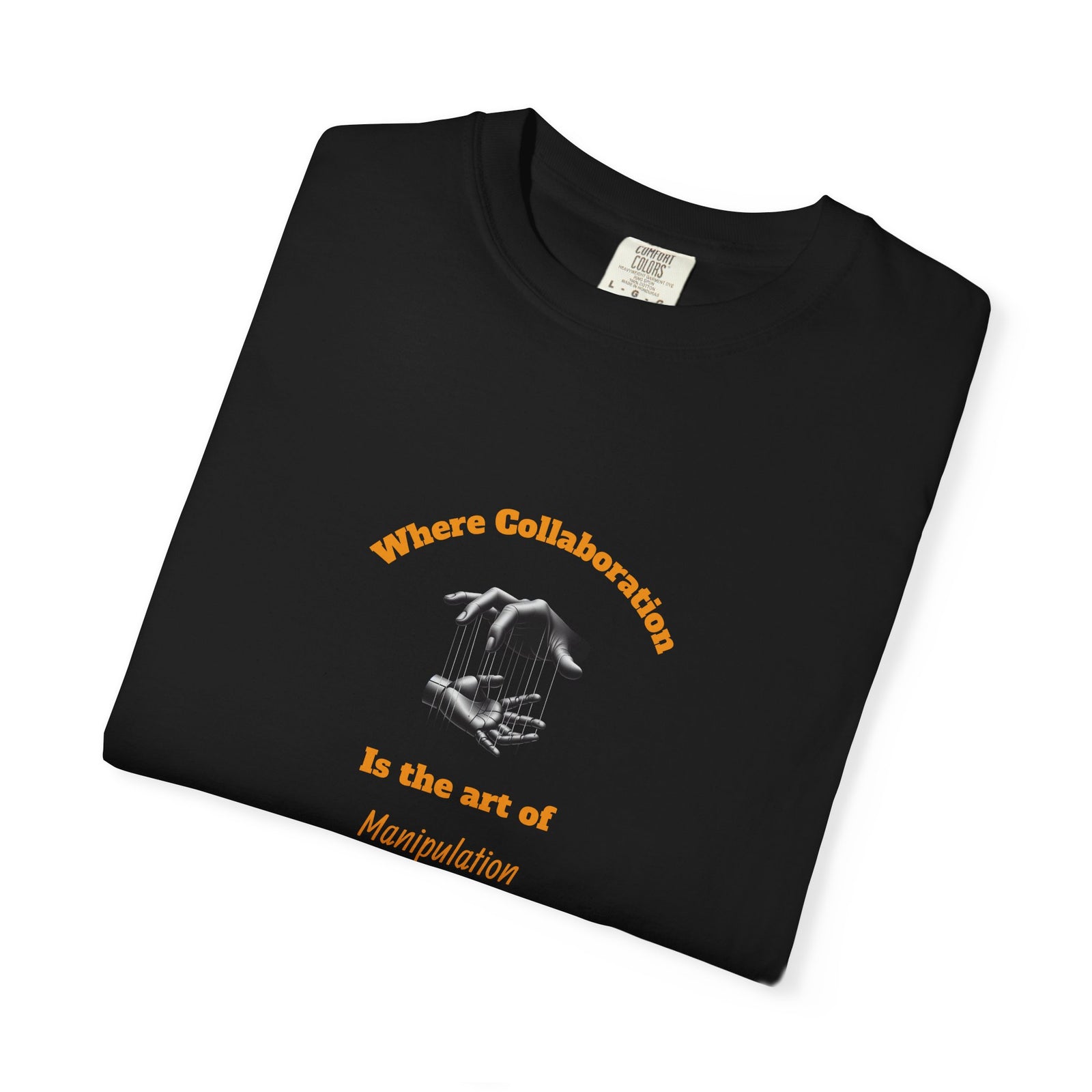 Garment-Dyed T-Shirt with Unique Workplace Humor