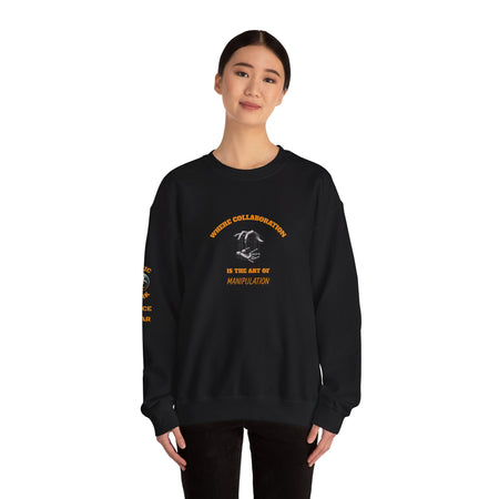 Artistic Manipulation Crewneck Sweatshirt - Unique Graphic Sweatshirt, Unisex Fashion, Cozy Gift, Casual Wear, Trendy Style