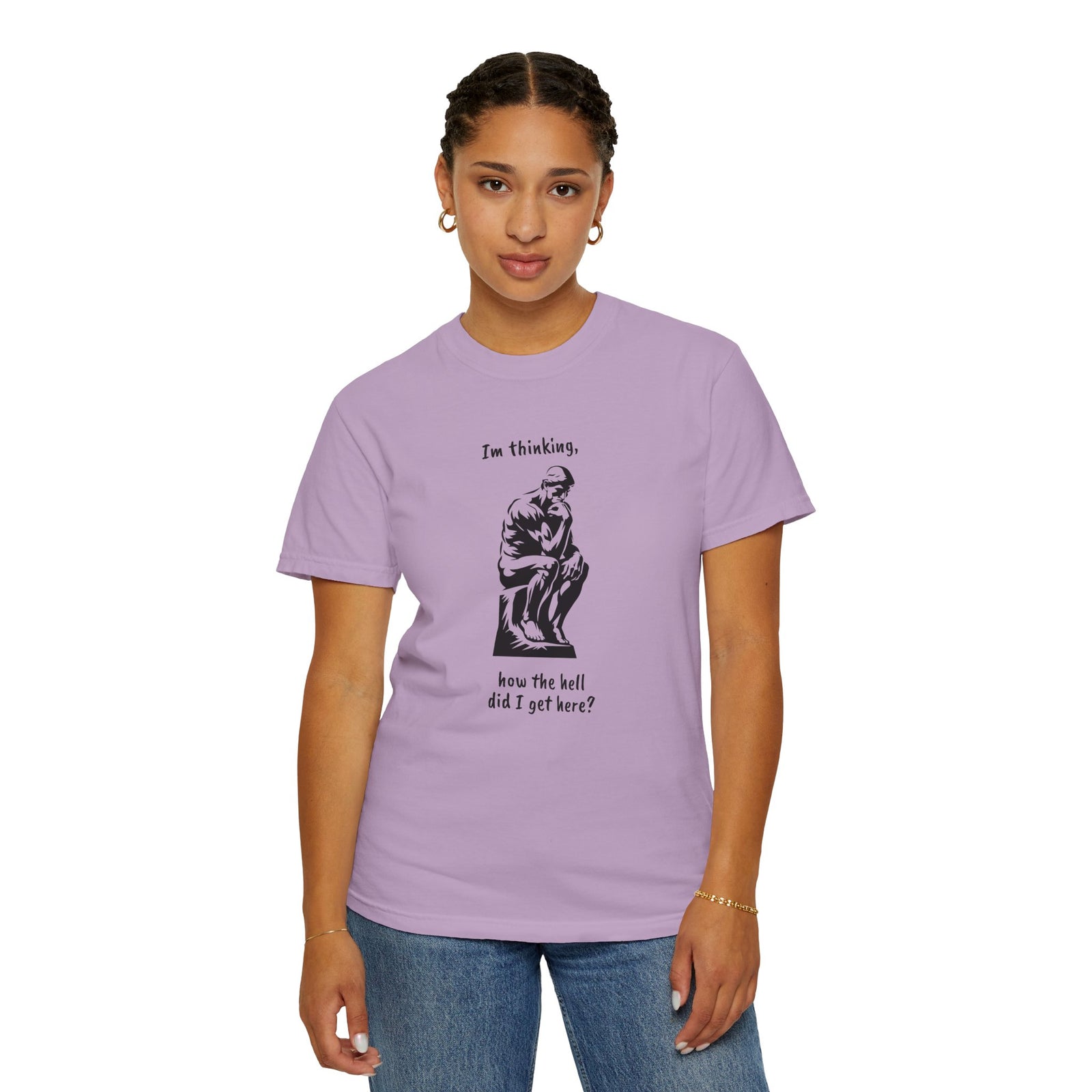 Thinking Man Funny Workplace Unisex T-shirt