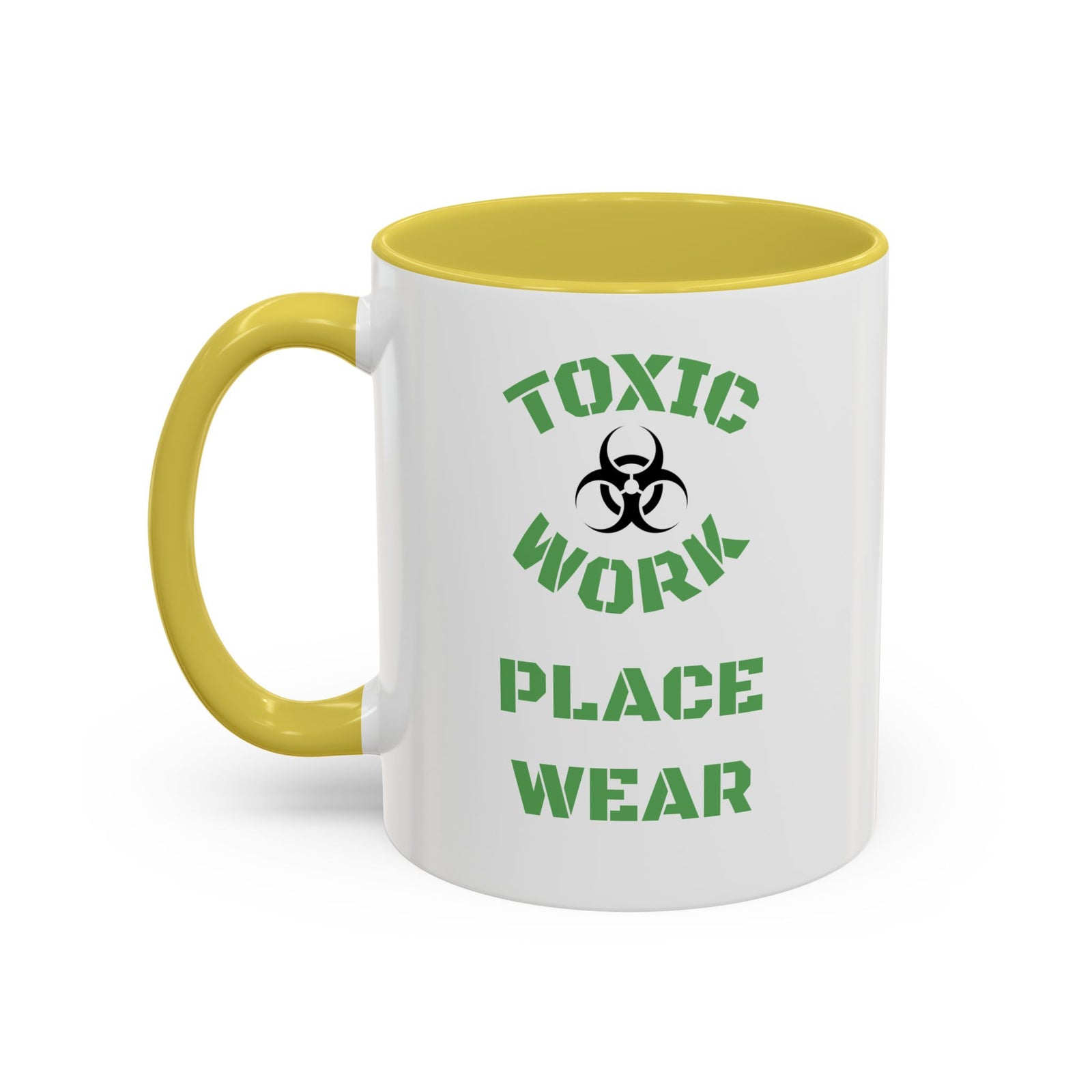 Workplace Humor Colorful Mug with the message that reads "gaslighting is a virtue."