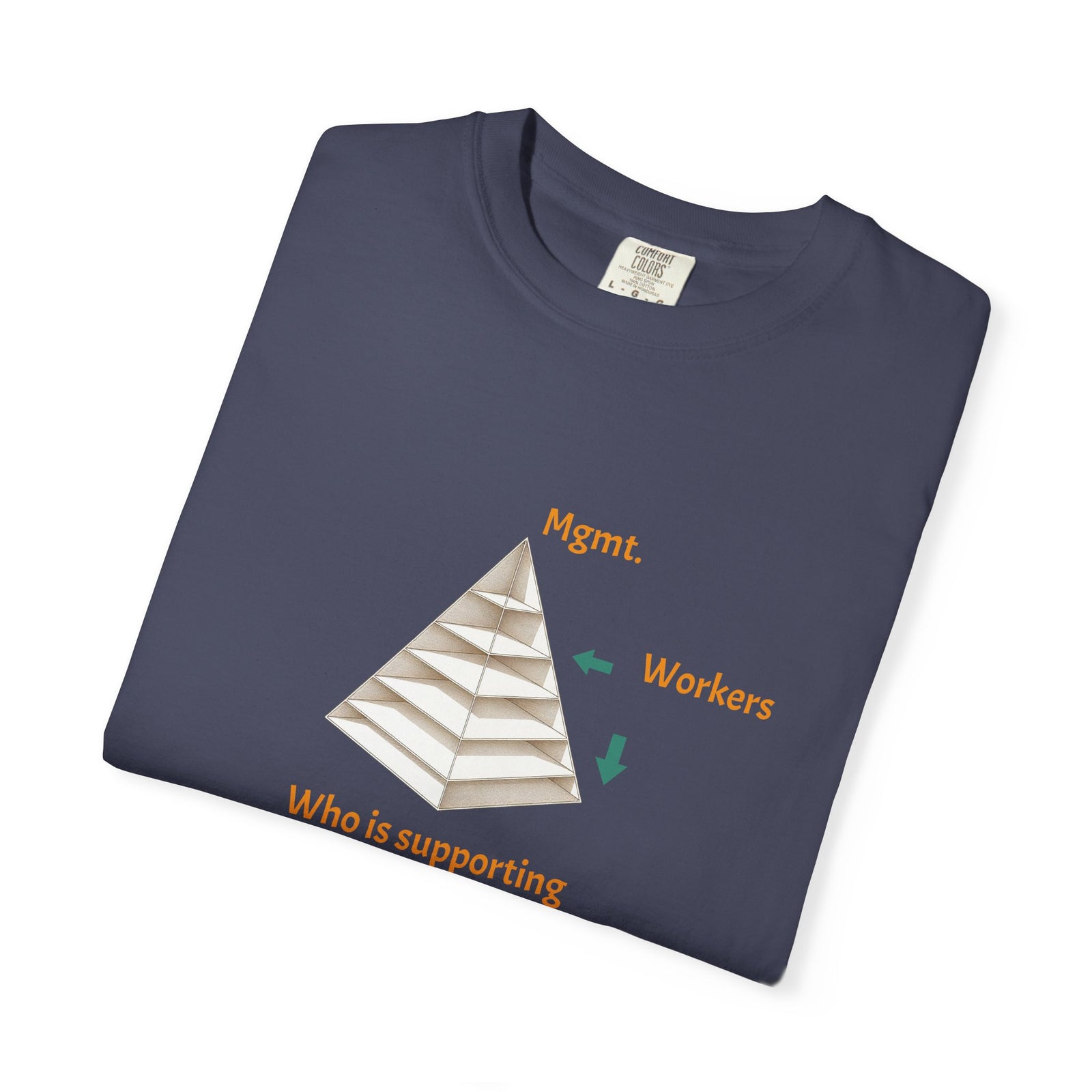 Management Humor T-Shirt, Casual Graphic Tee, Workplace Humor, Gift for Colleagues, Unique Statement Shirt