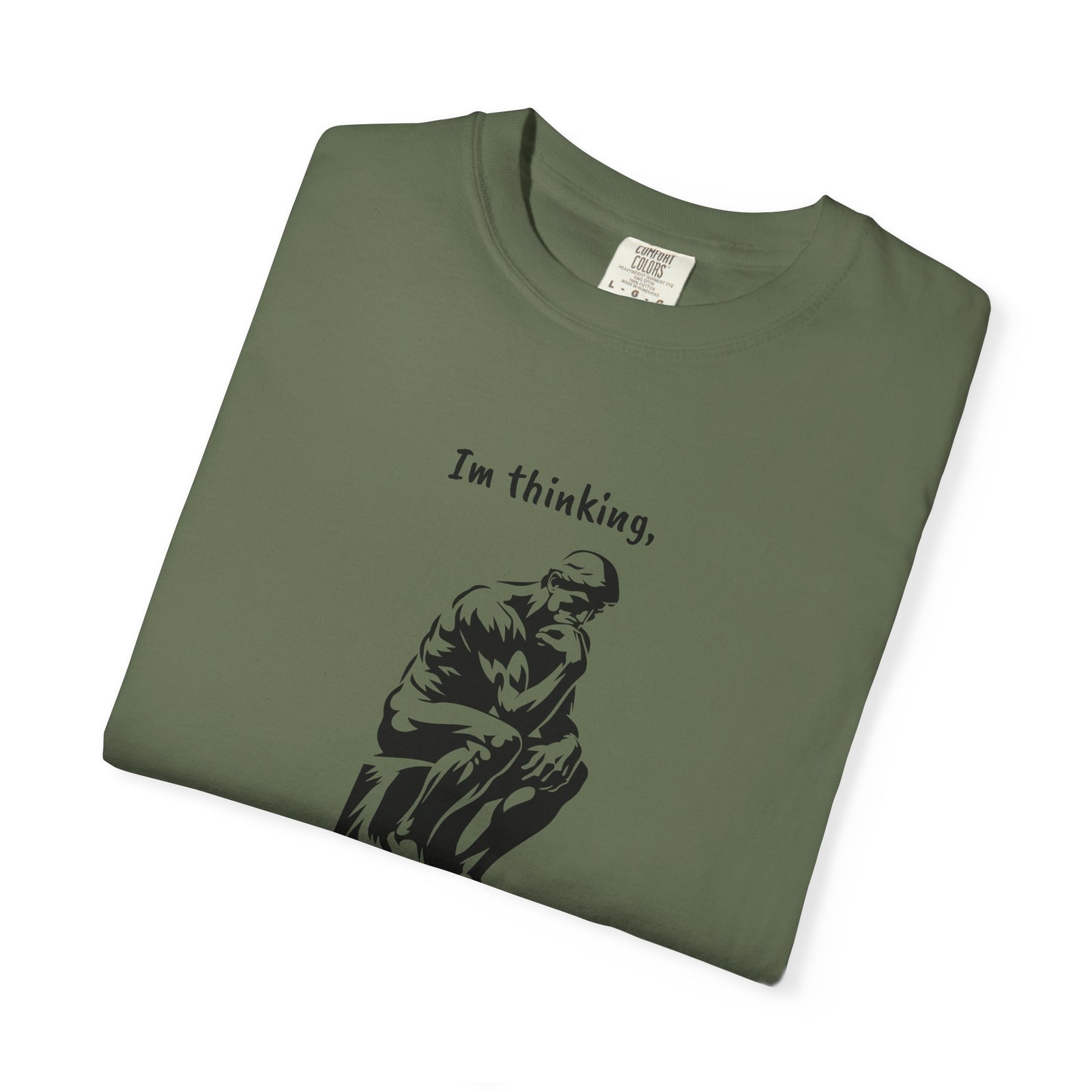 Thinking Man Funny Workplace Unisex T-shirt