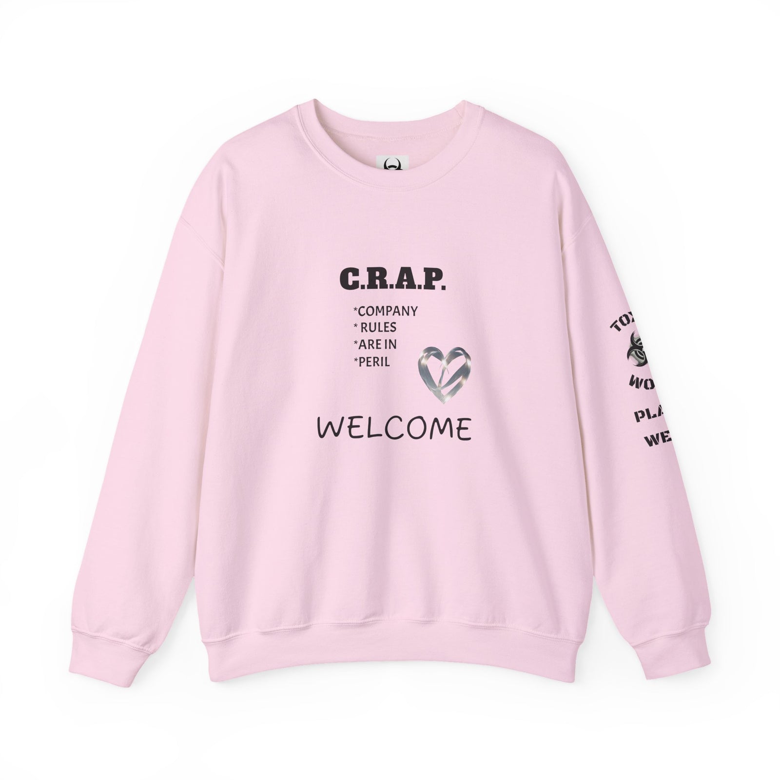Funny C R A P Community Crewneck Sweatshirt - Unisex