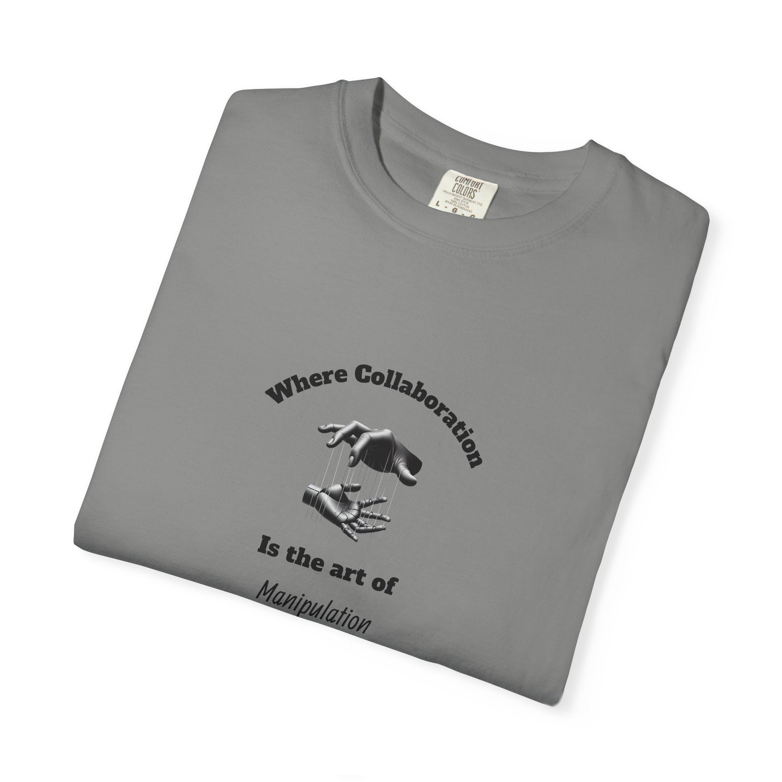 Garment-Dyed T-Shirt with Unique Workplace Humor