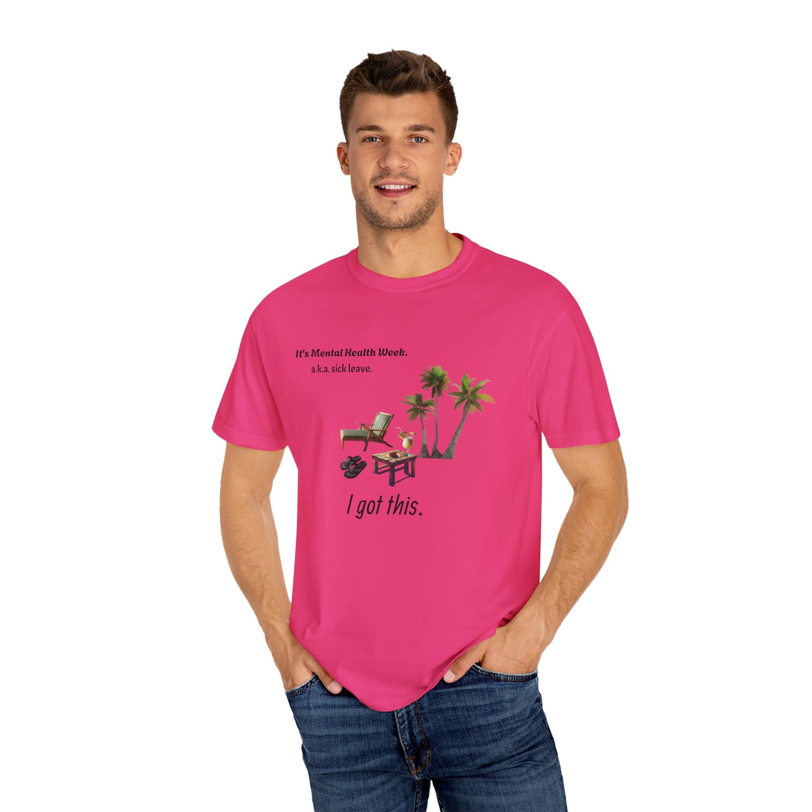 Unisex T-shirt Mental Health Week 'It's Sick Leave Time'