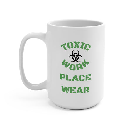 Workplace Humor Mug 15oz - 'The Higher Up You Go, The More F-Ed It Gets'