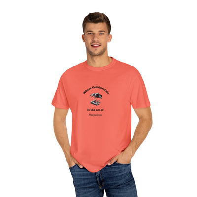 Garment-Dyed T-Shirt with Unique Workplace Humor