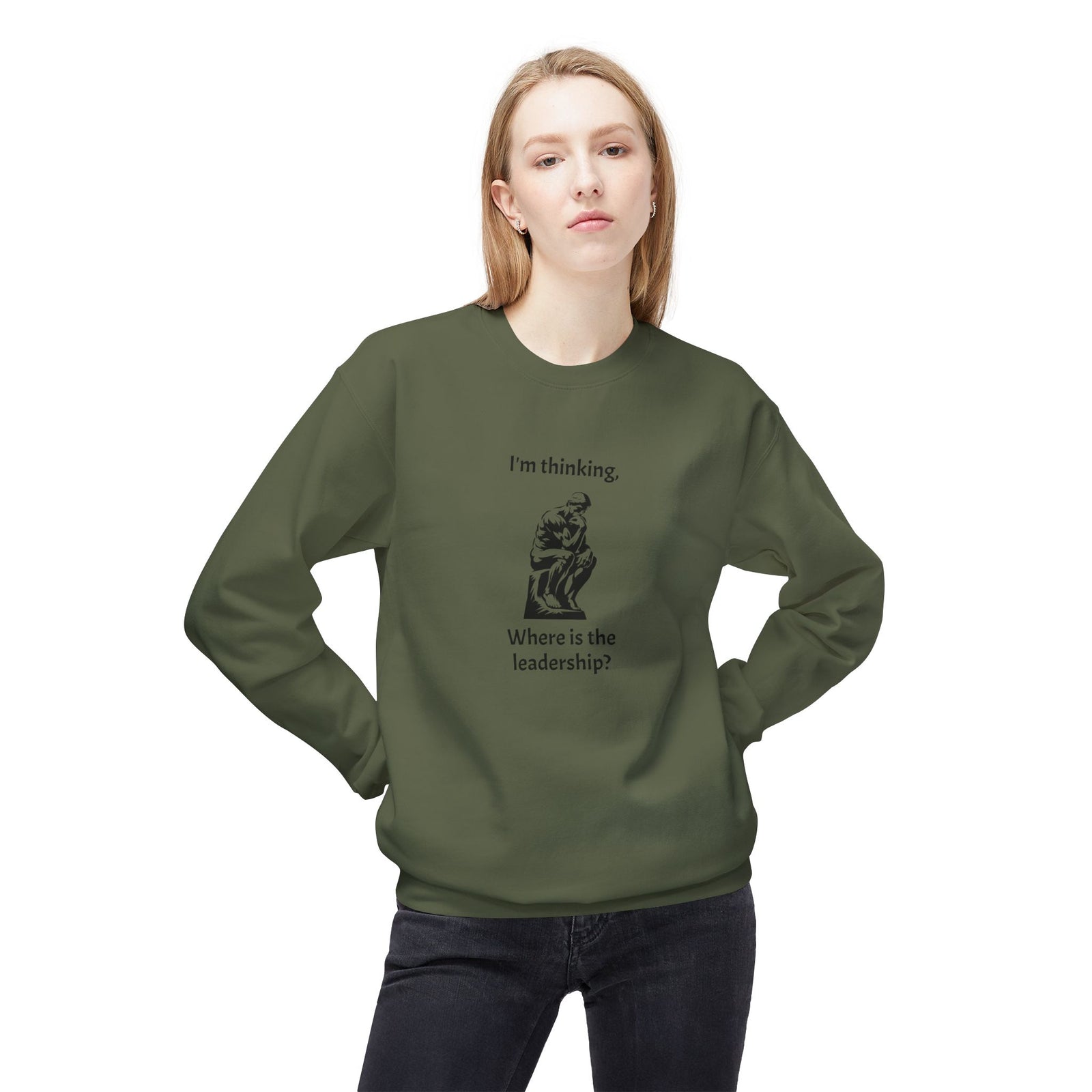 Unisex Motivational Crewneck Sweatshirt, Comfortable Sweater for Workplace, Cozy Gift for Friends, Thoughtful Quotes, Career Inspiration